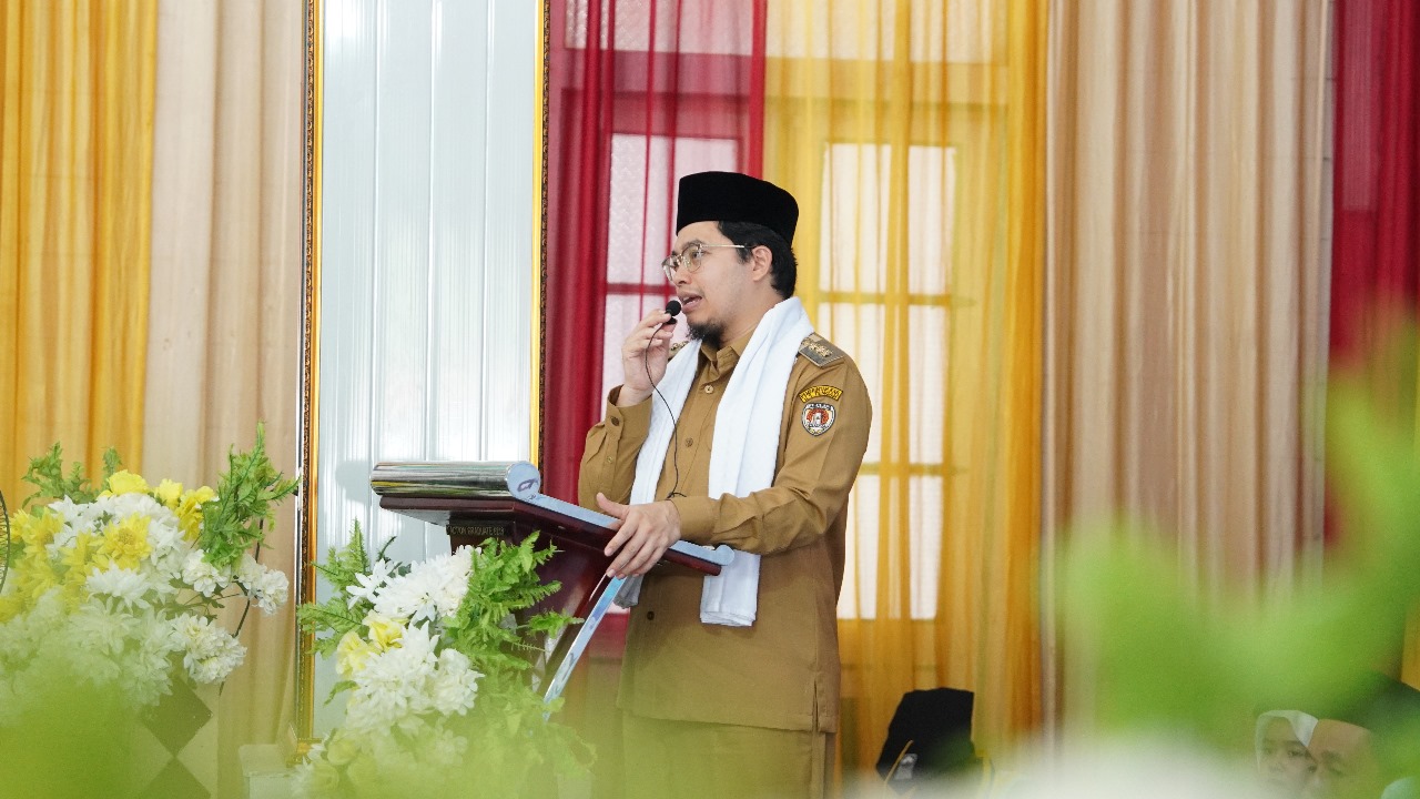 Bupati HST Aulia Oktafiandi Memimpin Wisuda 280 Santri TK-TP Al Qur’an XXXVI di Kecamatan Pandawan