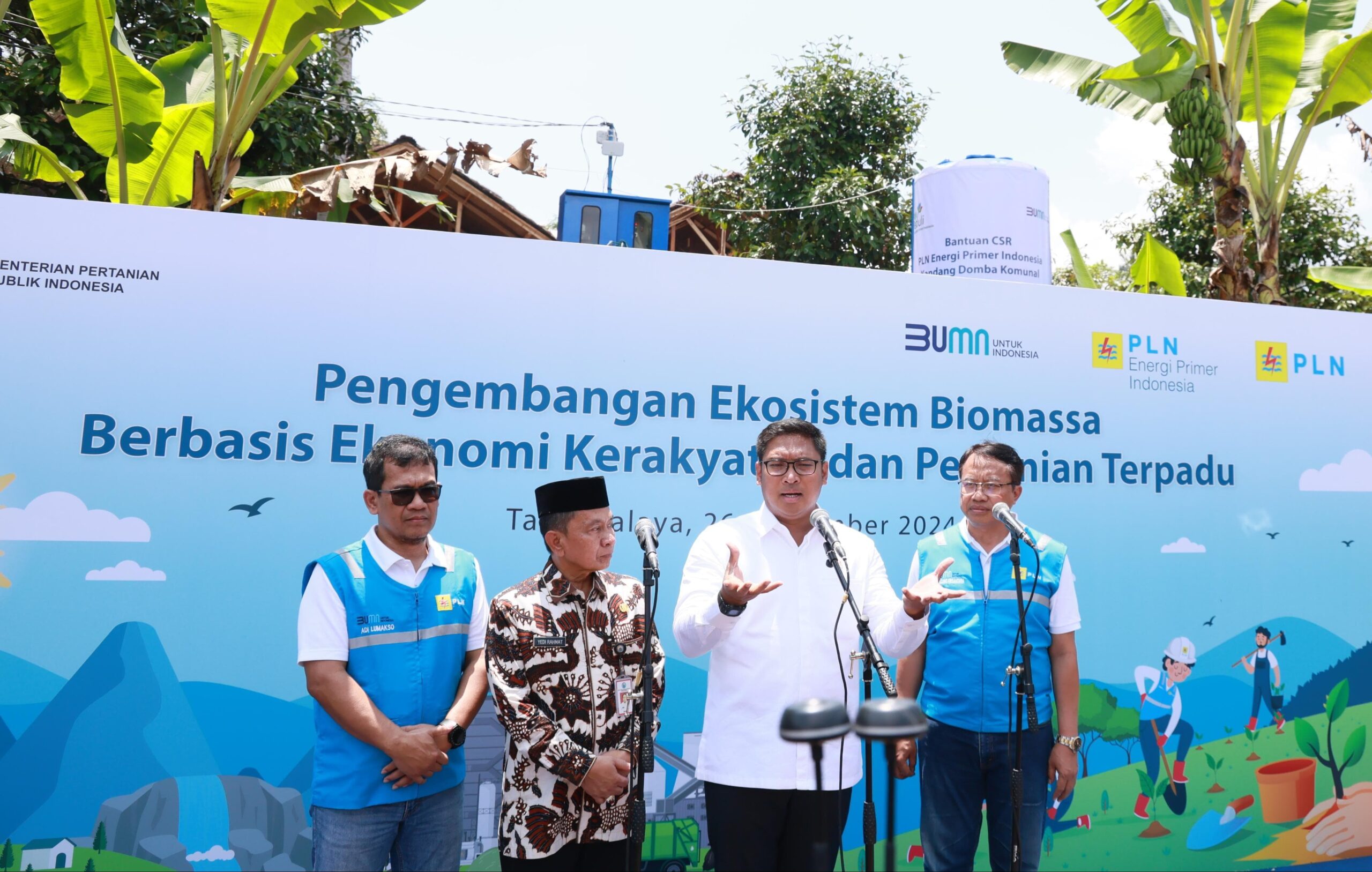 PLN Hijaukan Lahan Kritis dengan Ekosistem Biomassa Berbasis Pertanian Terpadu