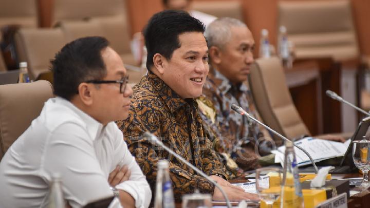 Rapat Kerja Sempat Ricuh, Erick Thohir Dipanggil Mendadak oleh Wakil Ketua DPR