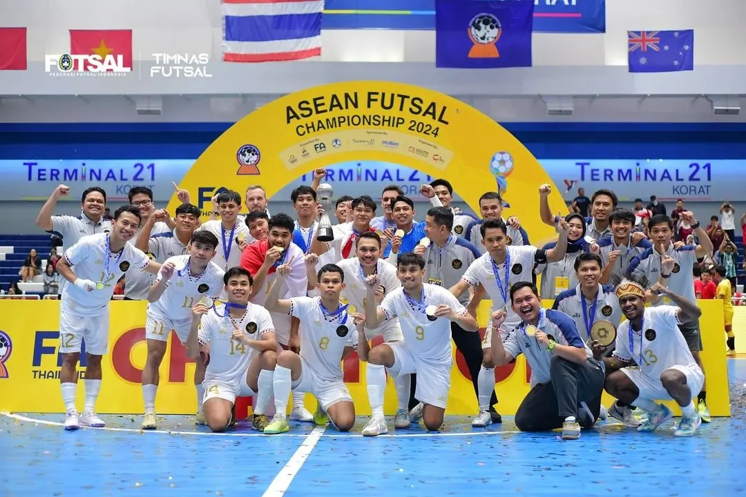 Indonesia Menang 2-0 atas Vietnam, Raih Gelar Juara Piala AFF Futsal 2024