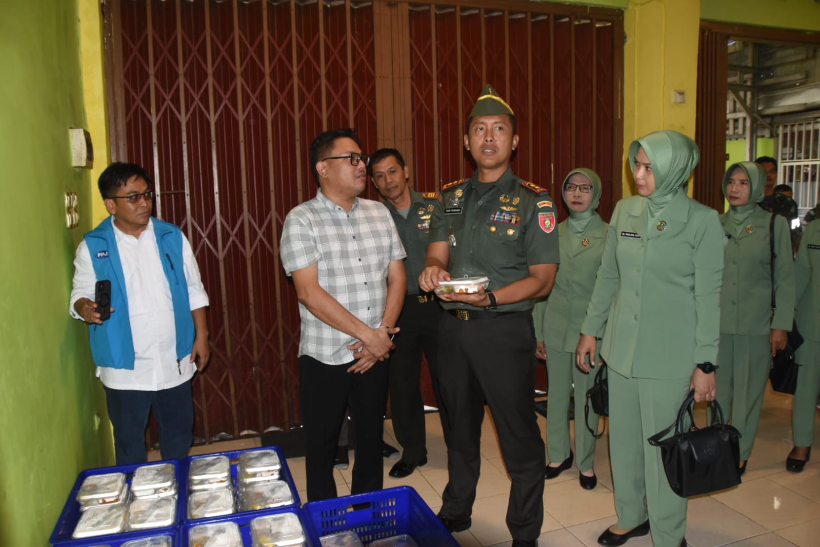 Dandim 1002/HST Tinjau Dapur Umum untuk Persiapan Program Makan Bergizi Gratis