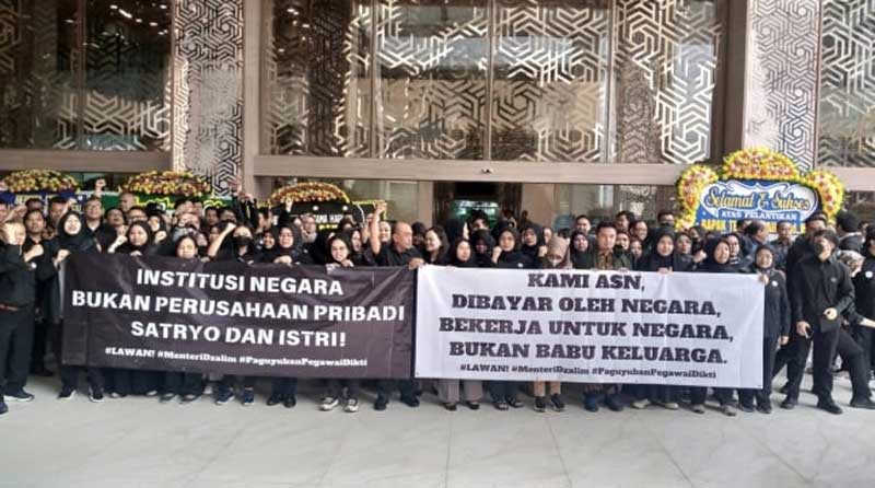 Demo Pegawai Kemendiktisaintek Memanas, Menteri Satryo Disoraki