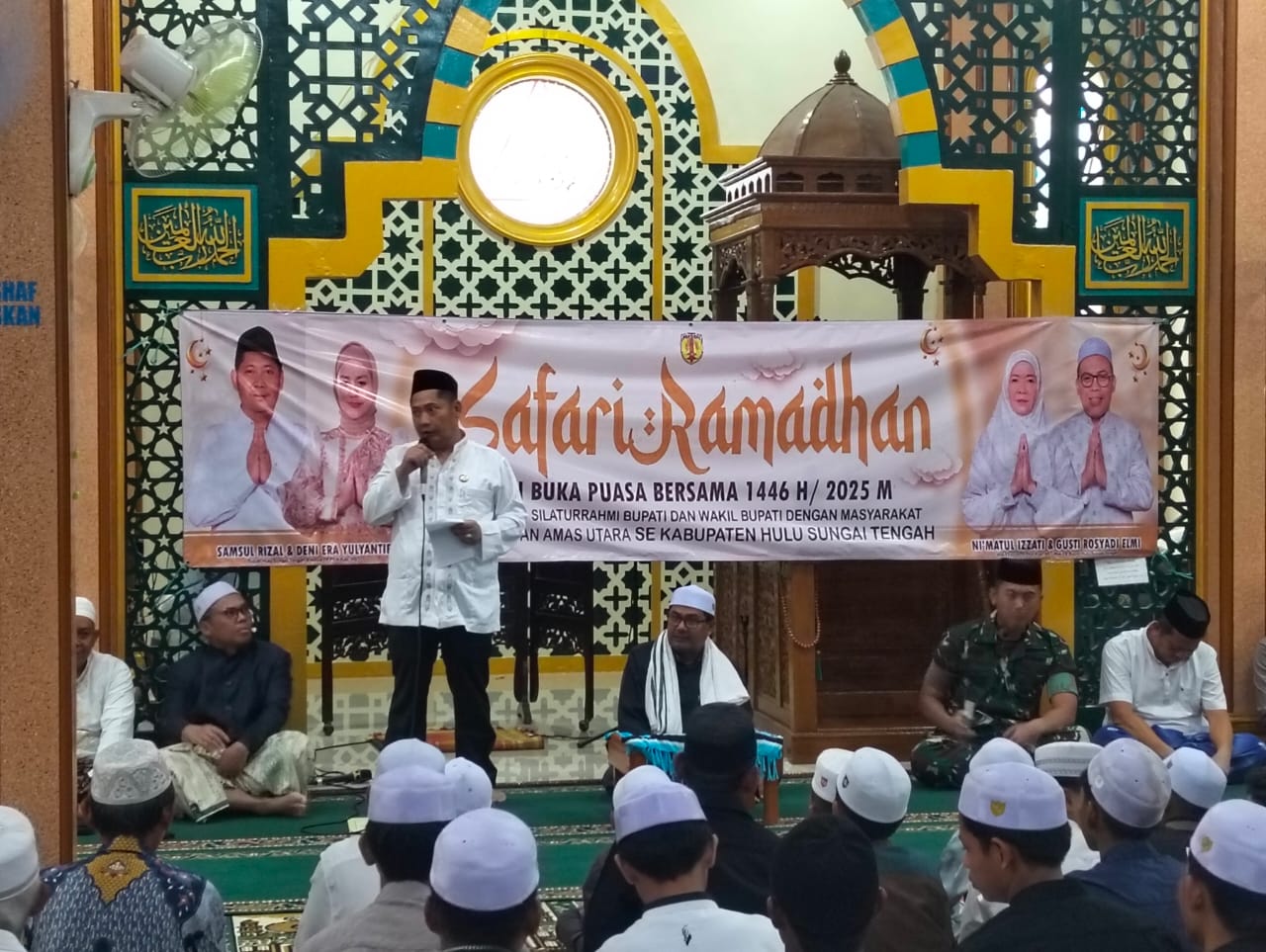 Bupati HST Ajak Warga Bersatu Bangun Daerah pada Safari Ramadhan di LAU