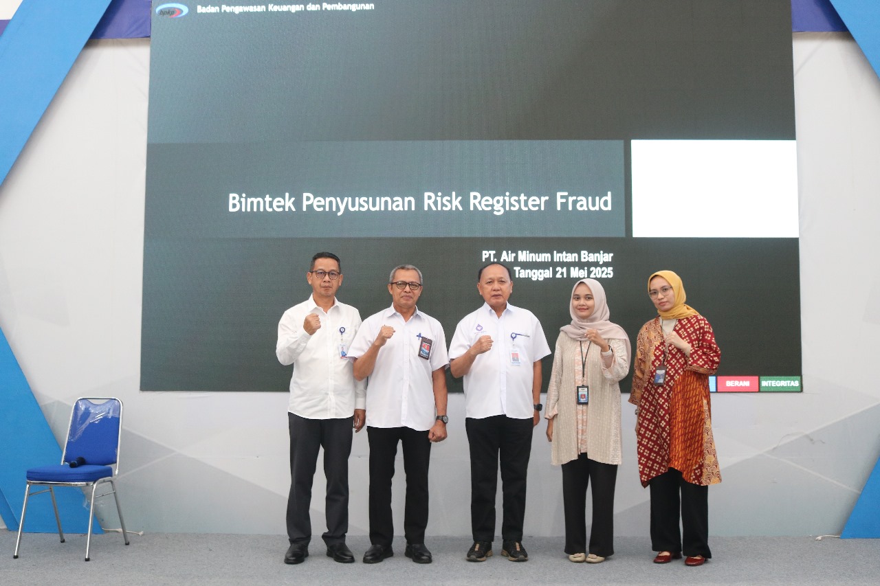 Kolaborasi PTAM Intan Banjar dan BPKP Kalsel, Gelar Bimtek Penyusunan Risk Register Fraud
