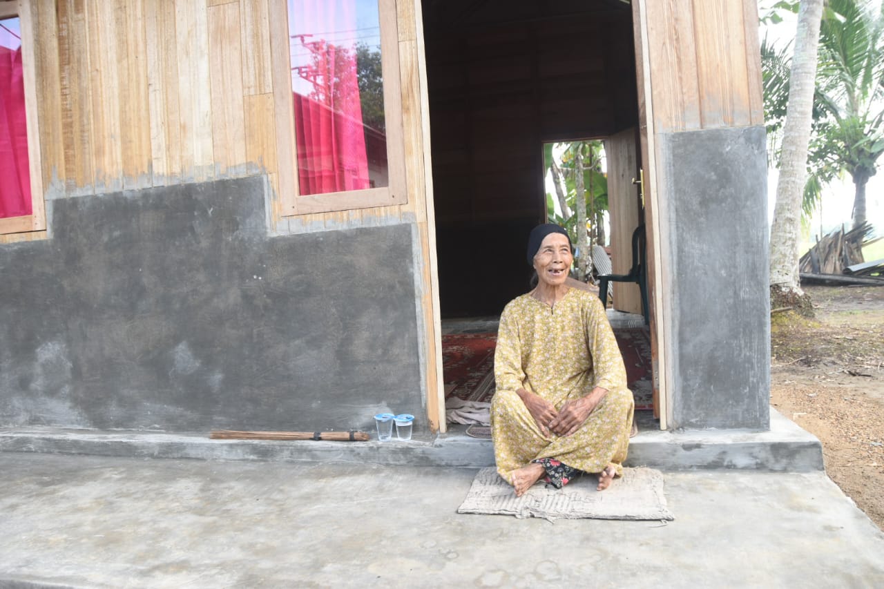 Berkat TMMD, Nenek Kurba Kini Punya Rumah Layak dan Nyaman