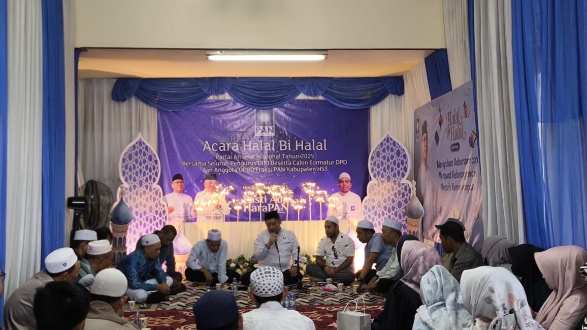 Bupati HST Serap Aspirasi Warga Saat Hadiri Halal Bihalal Bersama PAN