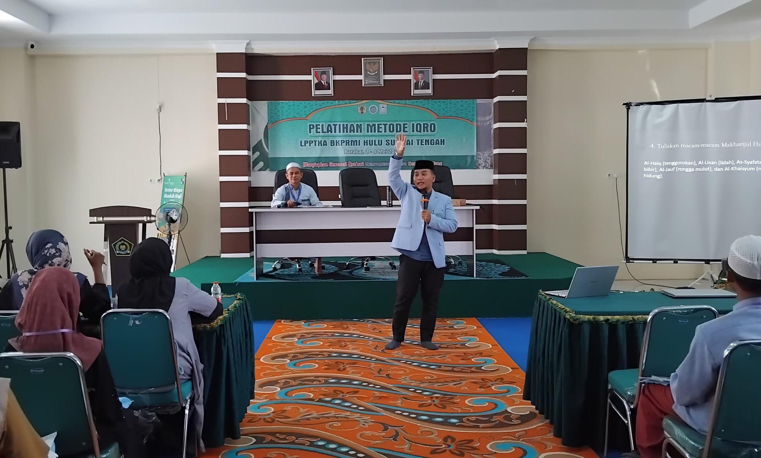 Cetak Pengajar TPA Berkompetisi, BKPRMI HST Gelar Pelatihan Metode Iqra