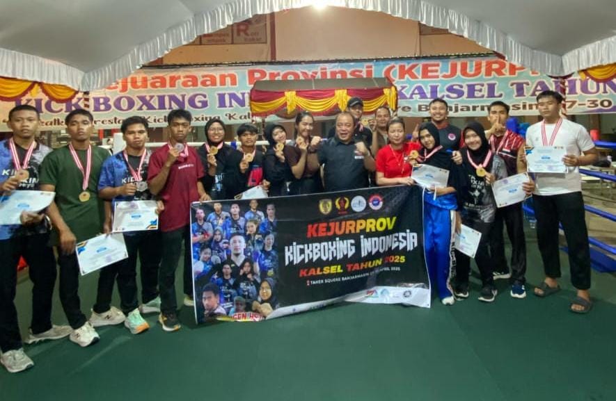 Tampil Perkasa, Kickboxing HST Borong 13 Medali di Kejurprov Kalsel