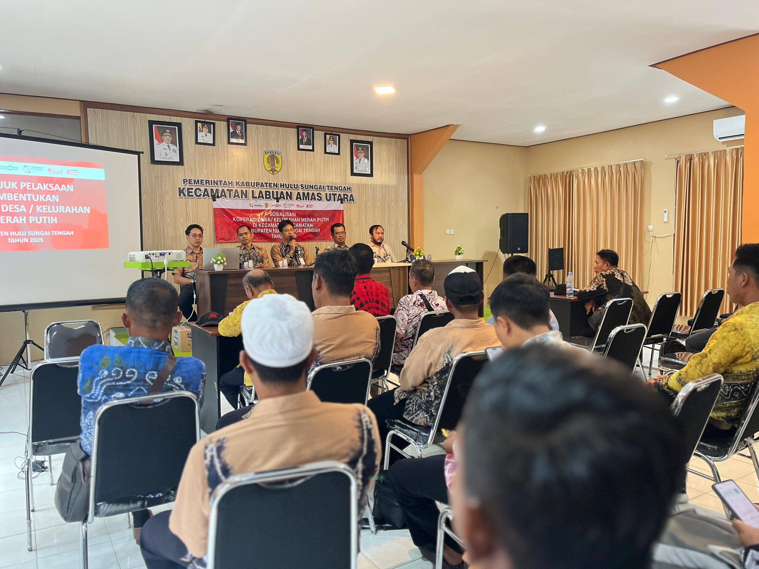 Dorong Ekonomi Desa, Pemkab HST Sosialisasikan Pembentukan Koperasi Desa Merah Putih