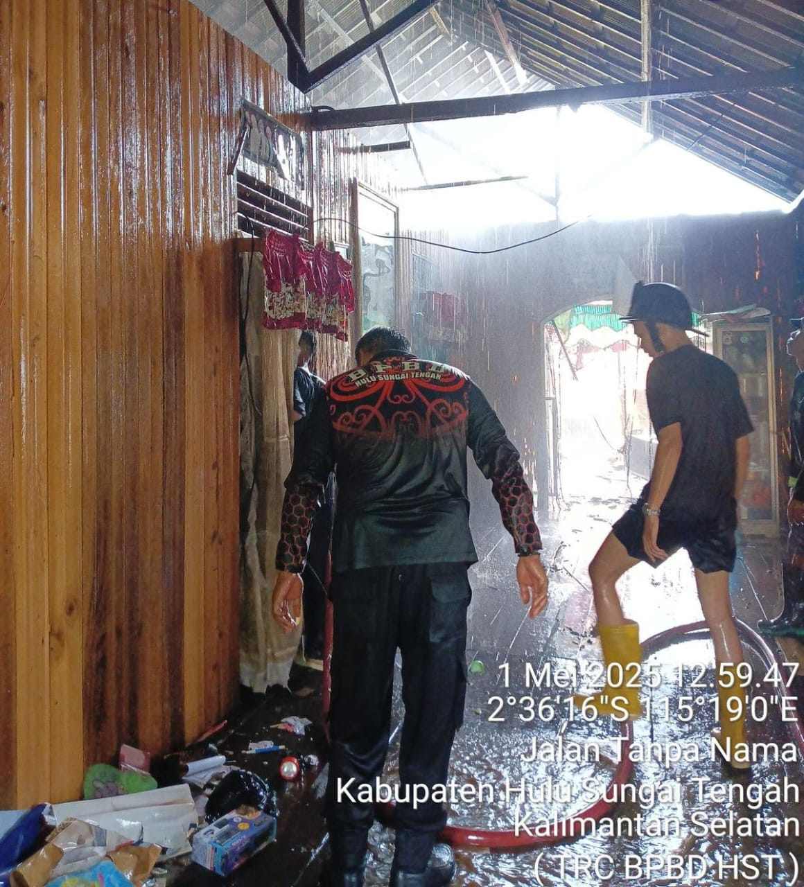 Rumah Warga Banua Kupang Terbakar, Penyebab Masih Diselidiki