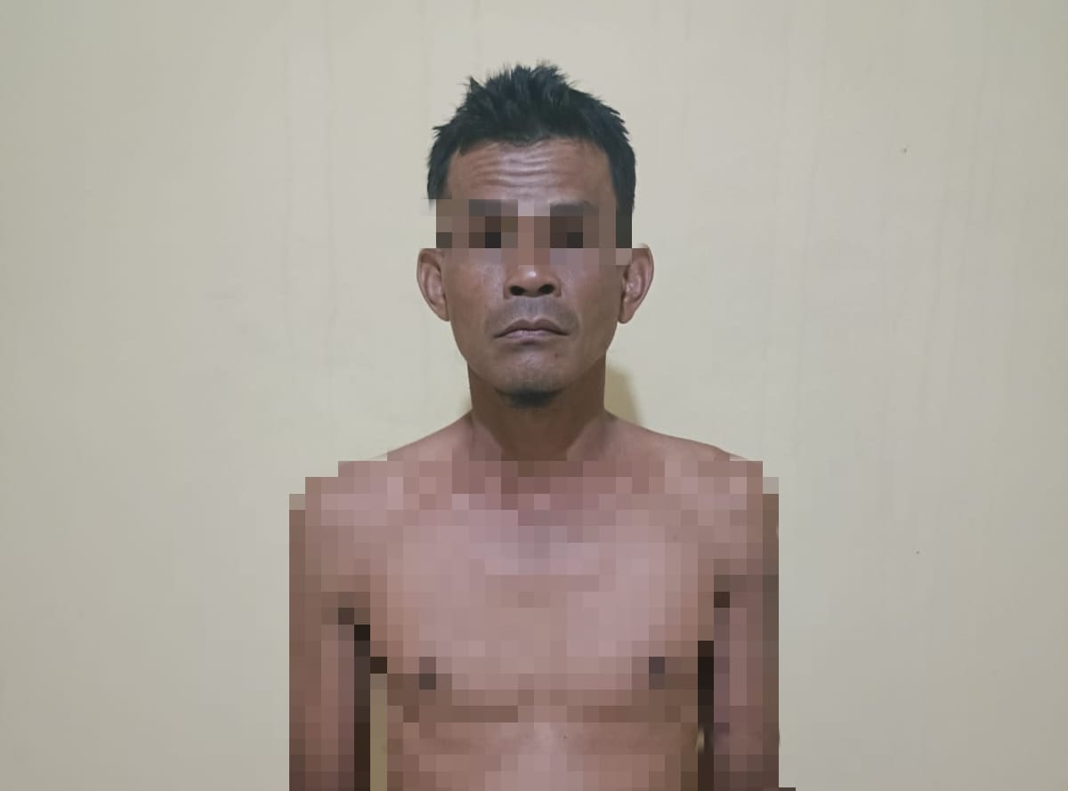 Polres HST Amankan Warga Pengambau Hilir Luar Bawa Senjata Tajam Tanpa Izin