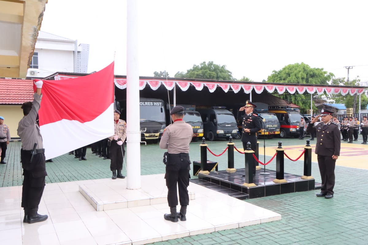 Kapolres HST Pimpin Upacara Harkitnas ke 117: Kobarkan Semangat Kebangkitan