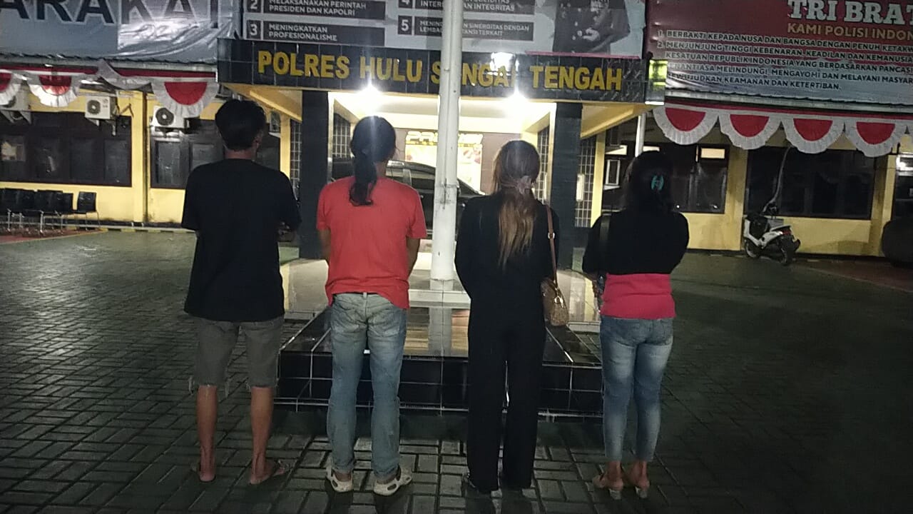 Dua Perempuan Terlibat, Empat Terduga Pemakai Diciduk Saat Turun dari Pegunungan