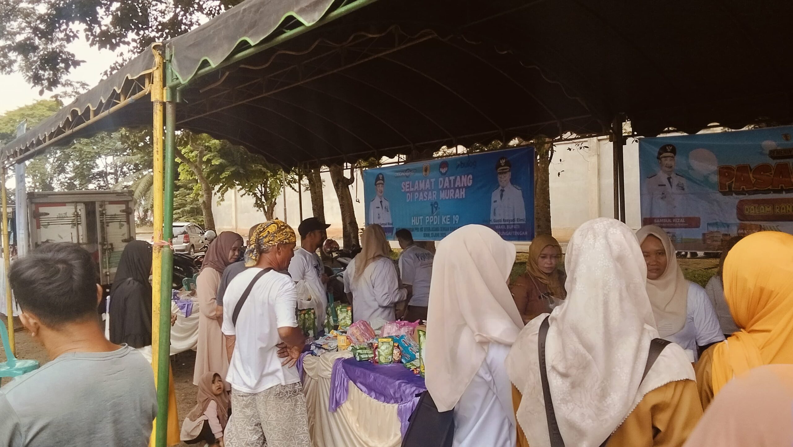 Pasar Murah Mandingin, Wujud Kepedulian Pemkab HST untuk Warga
