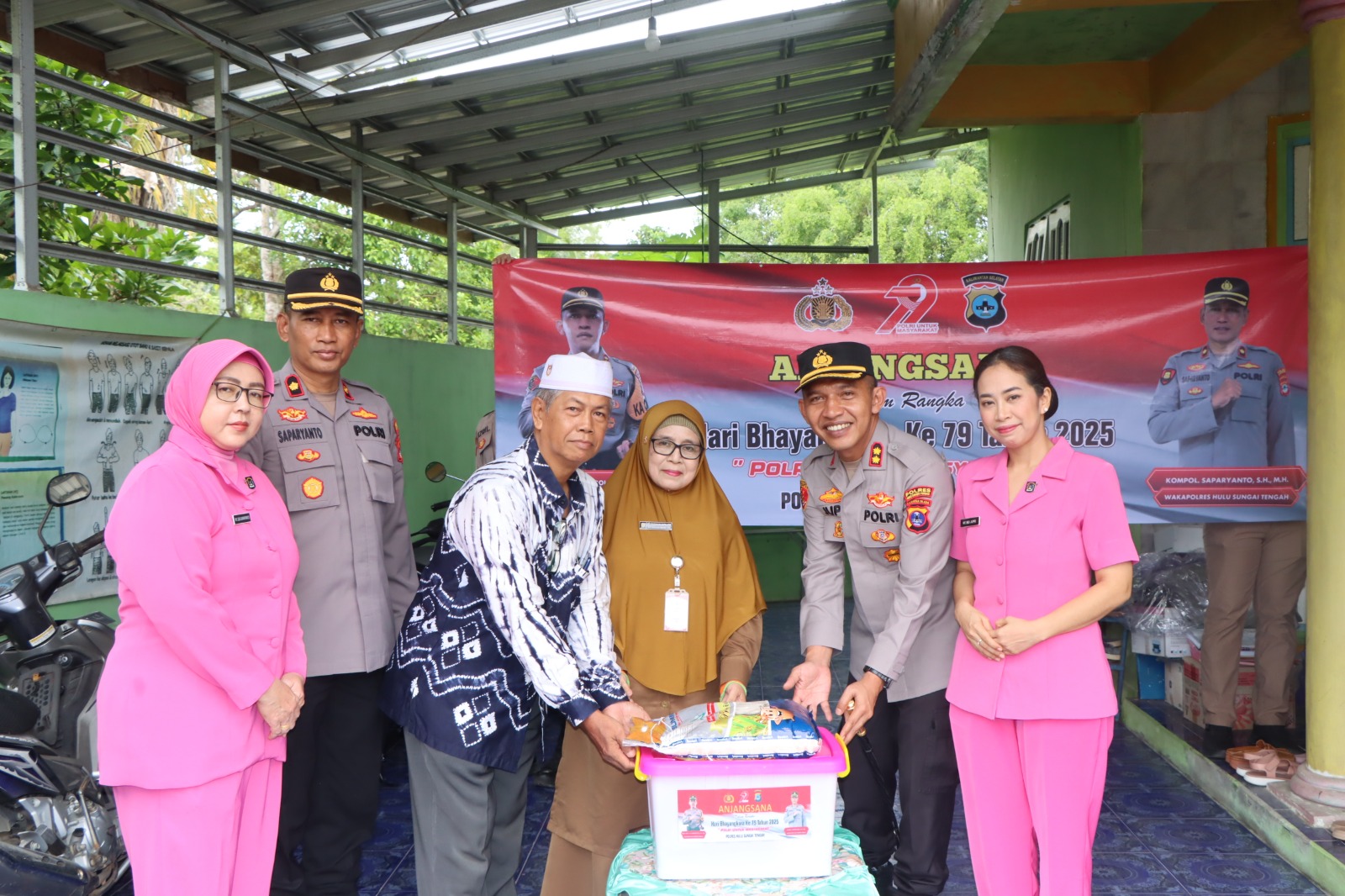 Polres HST Gelar Anjangsana, Hormati Jasa Purnawirawan dan Warakawuri Polri