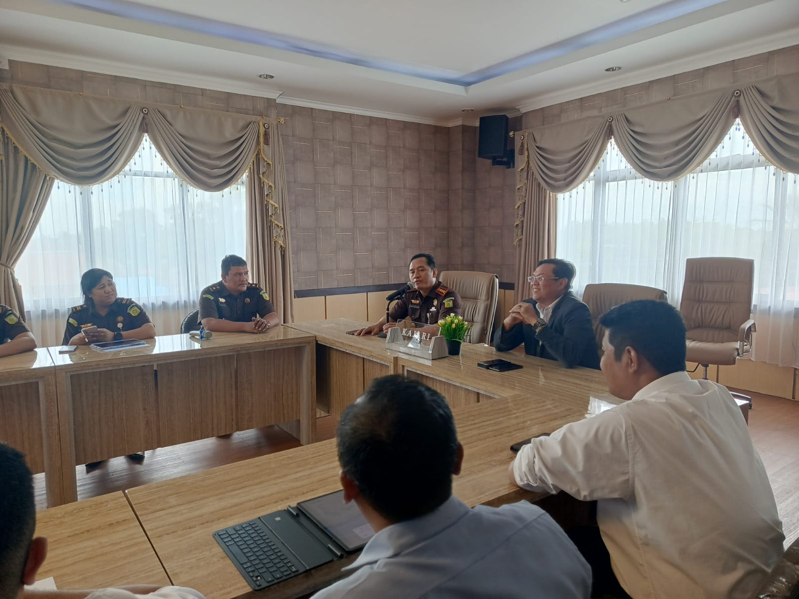 BRI Barabai Evaluasi Somasi Jilid II bersama Kejari HST