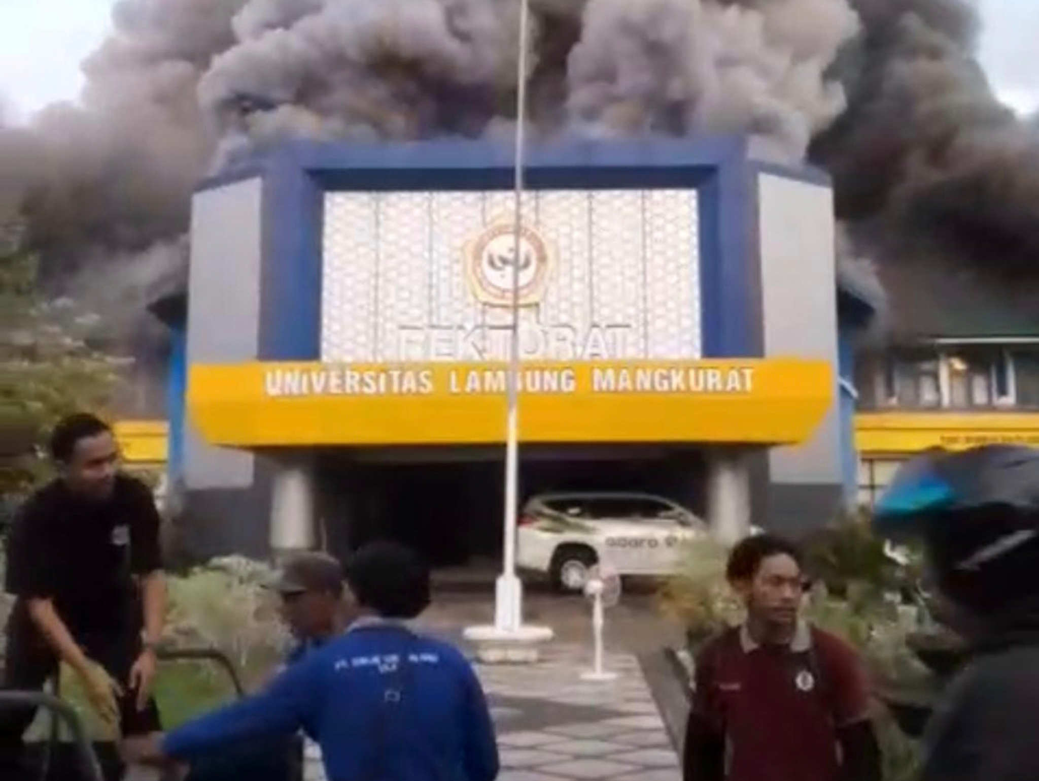 Kebakaran Gedung Rektorat ULM Diduga Dipicu Korsleting Listrik