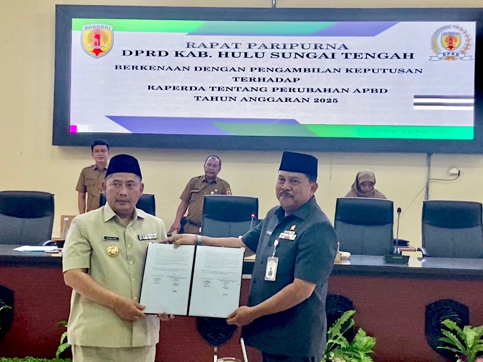 Perubahan APBD HST 2025 Disetujui, Bupati: Arah Kebijakan Harus Berdampak Nyata ke Masyarakat