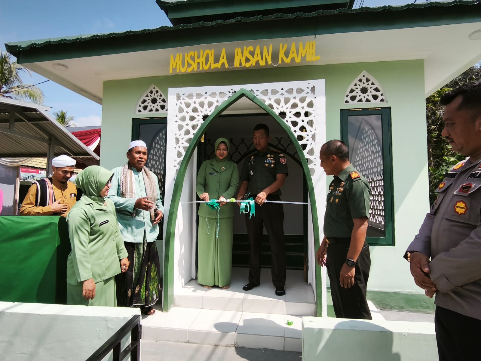 Mushola Baru di Koramil Batang Alai Utara Diresmikan Dandim 1002/HST