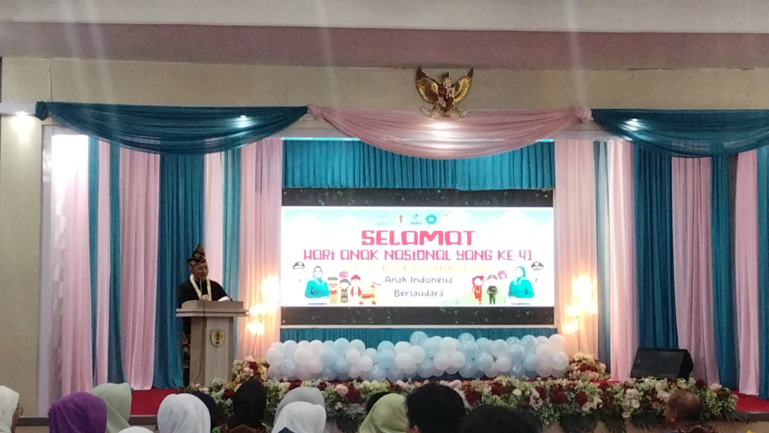Peringatan HAN ke-41 di HST: Bupati Ajak Wujudkan Lingkungan Ramah Anak Menuju Indonesia Emas 2045
