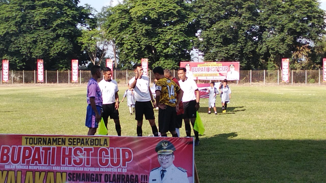Laga Perdana Bupati HST Cup 2025, Sinergitas FC Bantai KFC Amuntai 10-1
