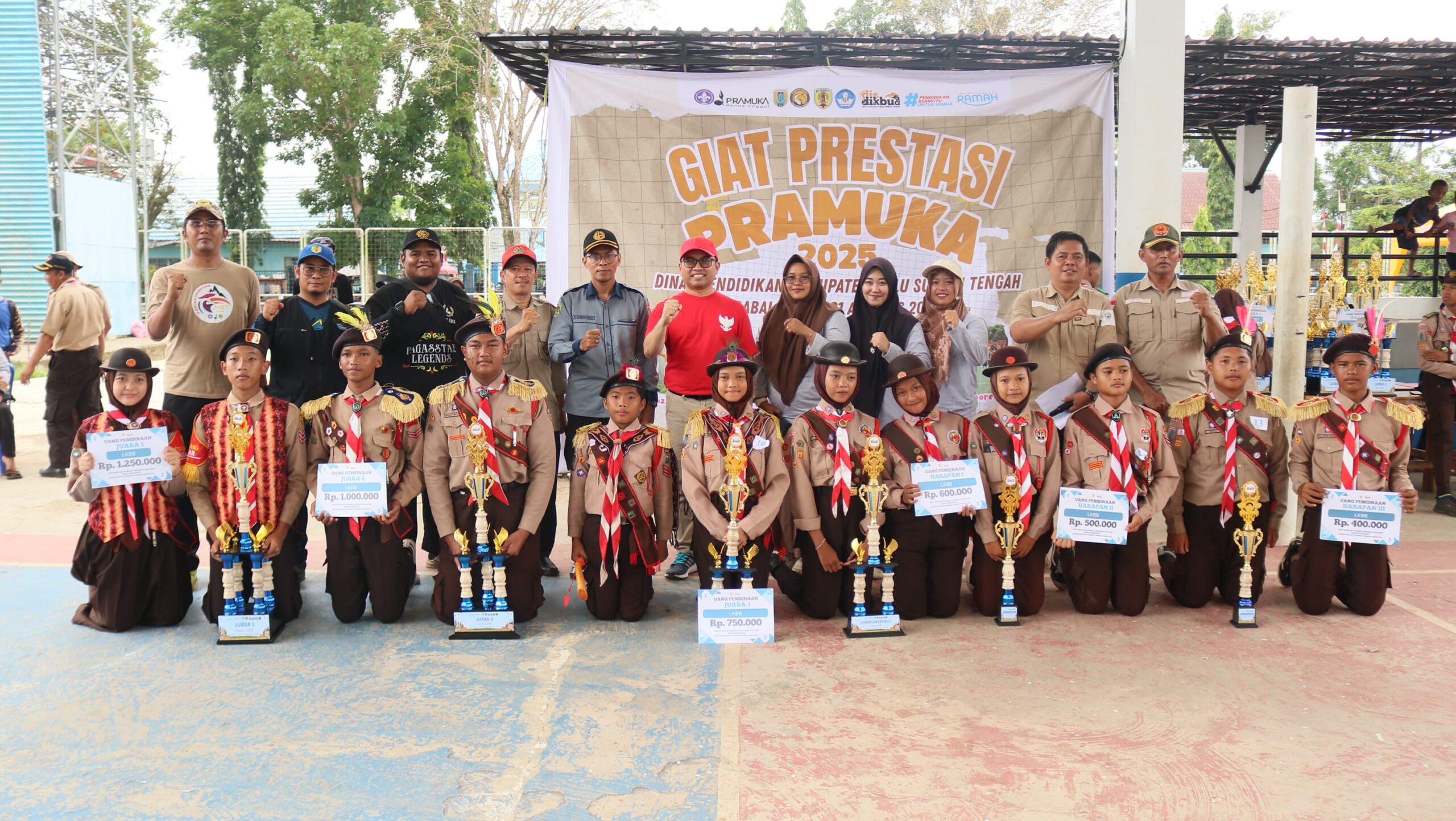 Giat Prestasi Pramuka Ditutup, Disdik HST Sampaikan Daftar Juara