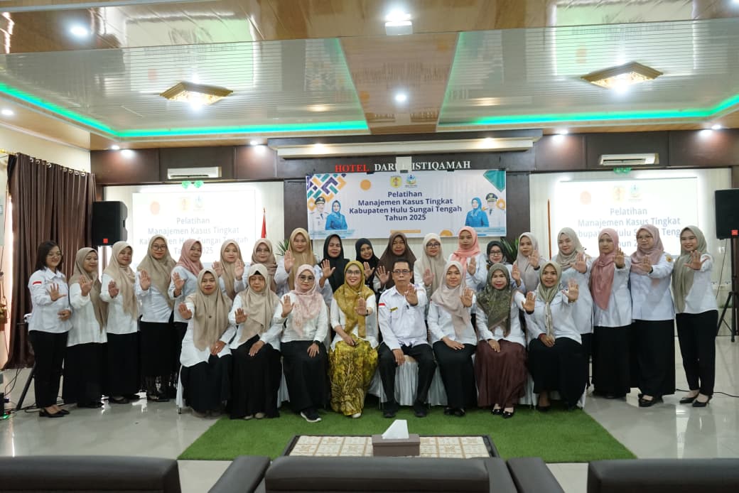 Tingkatkan Penanganan Kasus, Dinsos HST Gelar Pelatihan Pencatatan dan Pelaporan