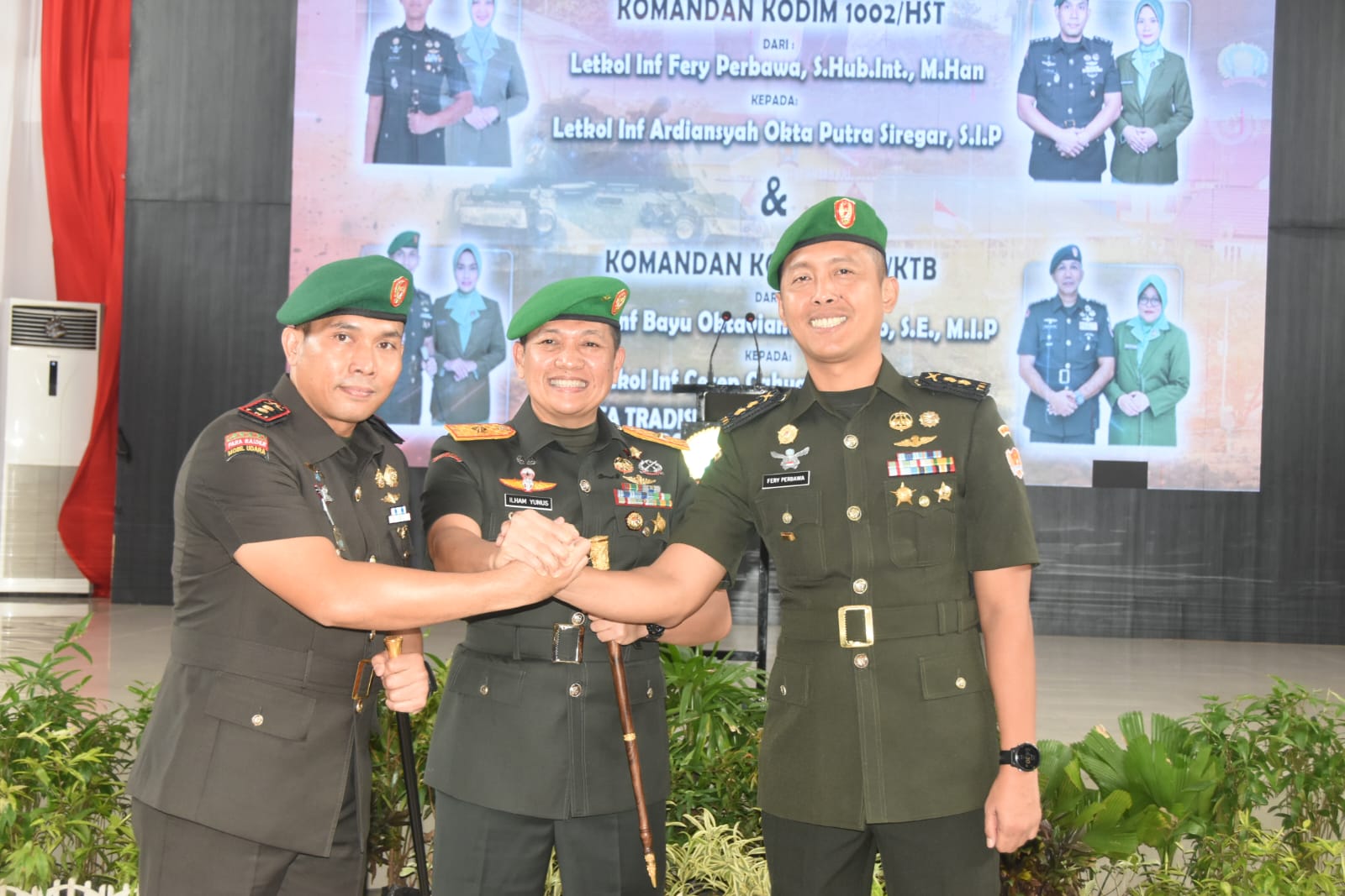 Letkol Inf Ardiansyah Resmi Jabat Dandim 1002/HST, Pernah Jadi Pasukan Perdamaian PBB