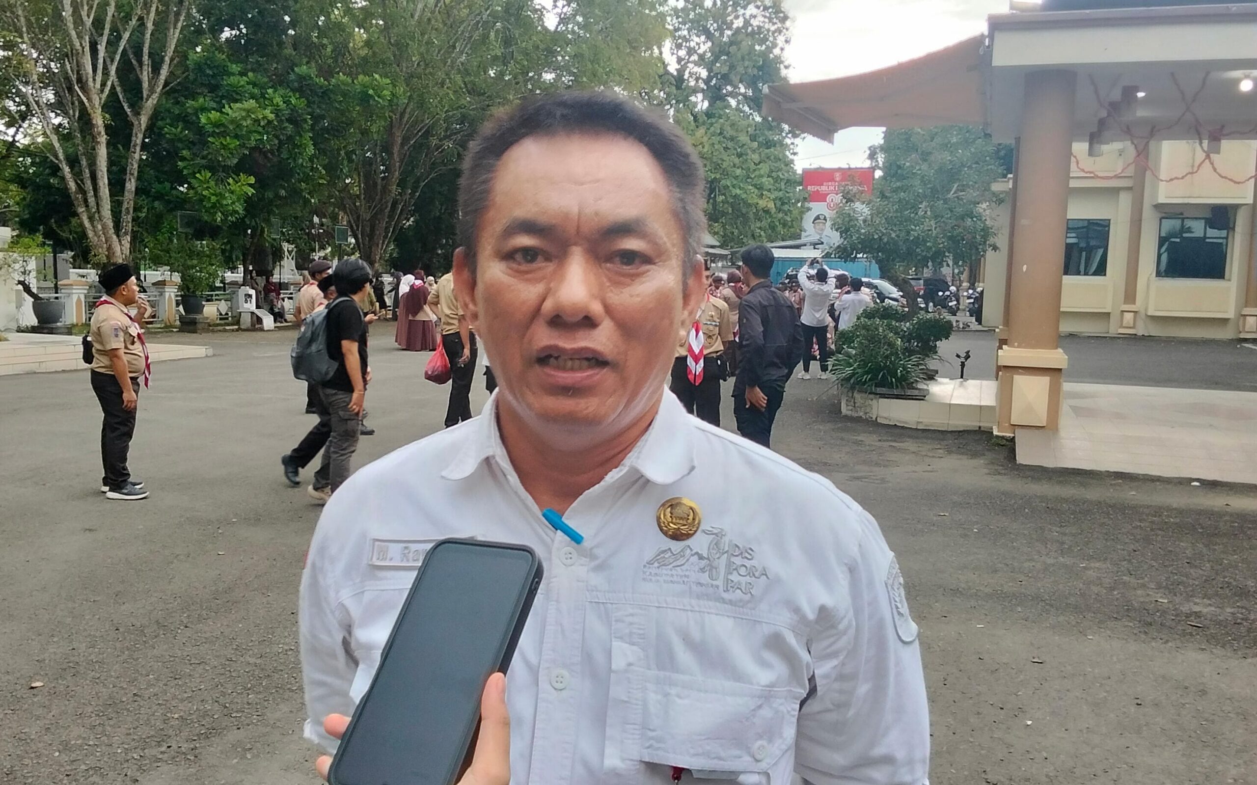 Disporapar HST Fasilitasi Kontingen Pramuka, Pastikan Fokus di Jamda 2025