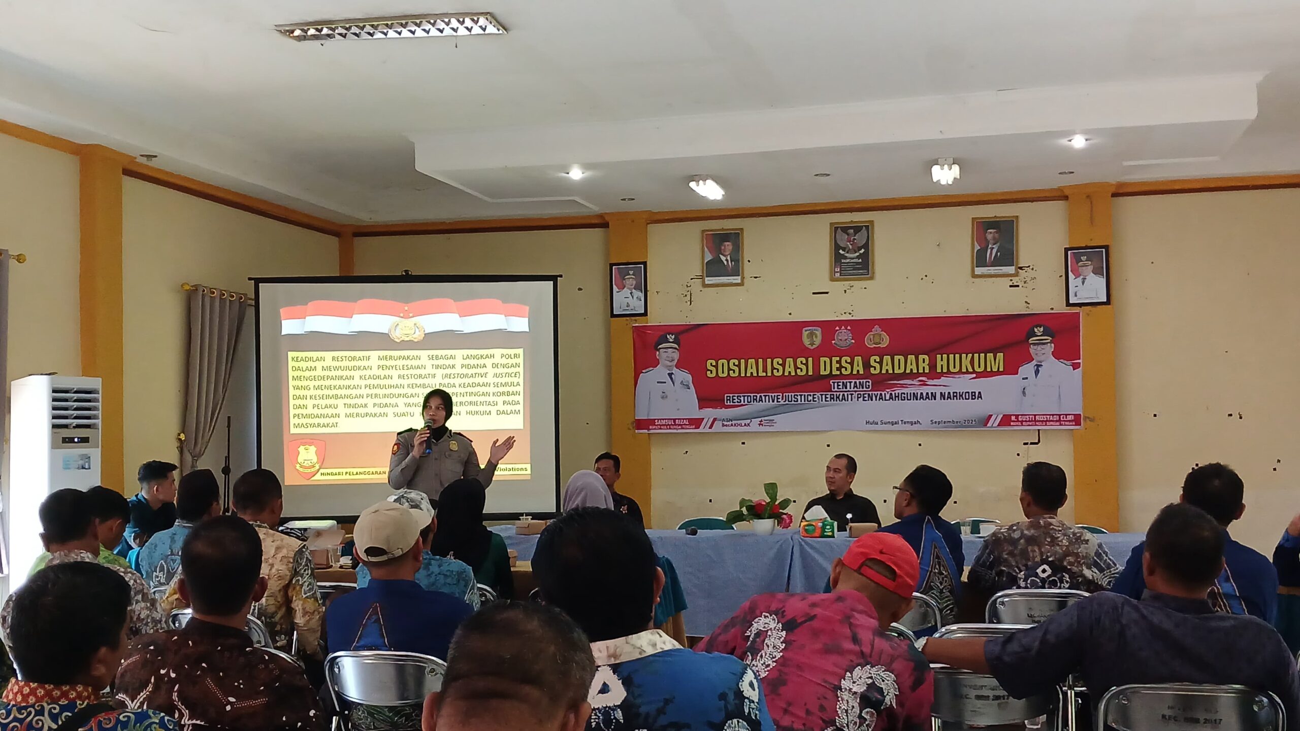 Orang Tua Diminta Lebih Waspada, Restorative Justice Diperkenalkan dalam Sosialisasi Desa Sadar Hukum