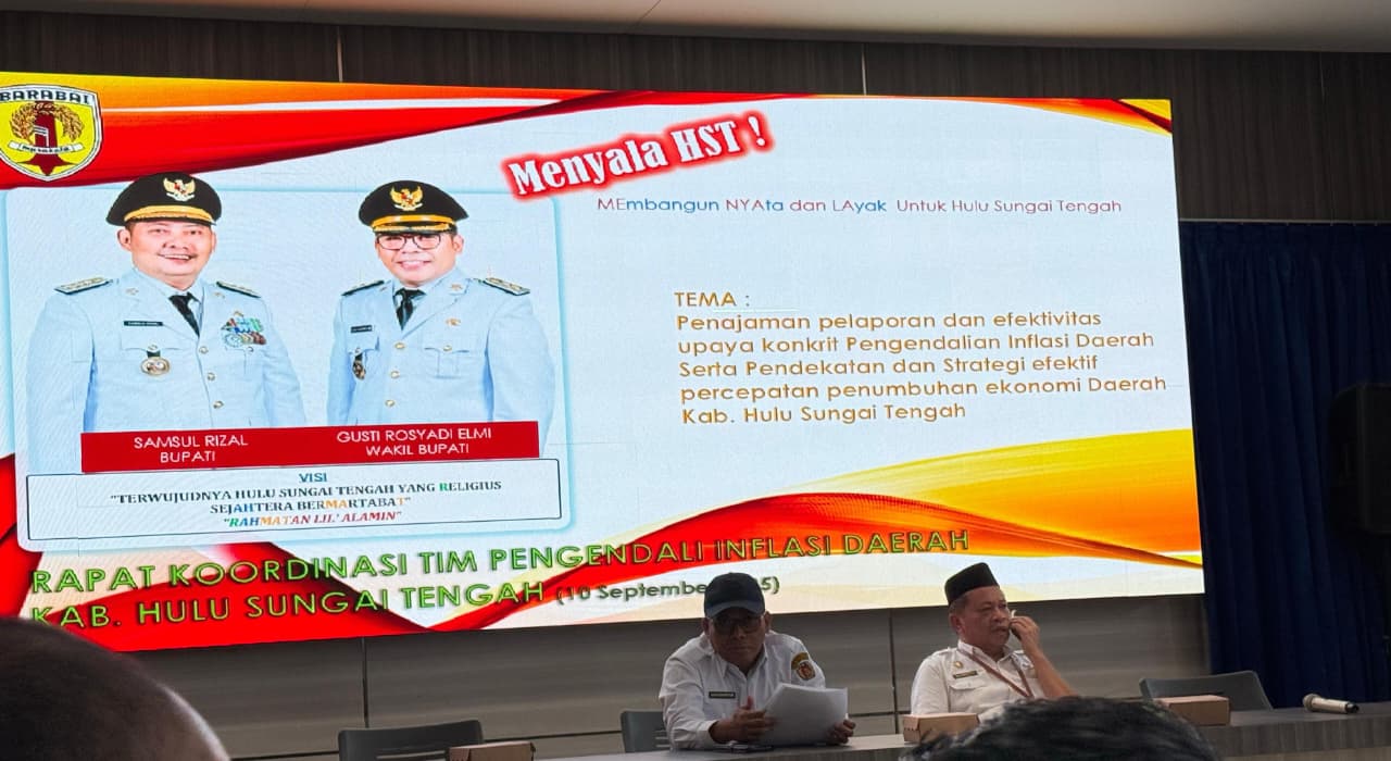 Wabup HST Buka Rakor TPID, Inflasi Naik tapi Stok Pangan Aman